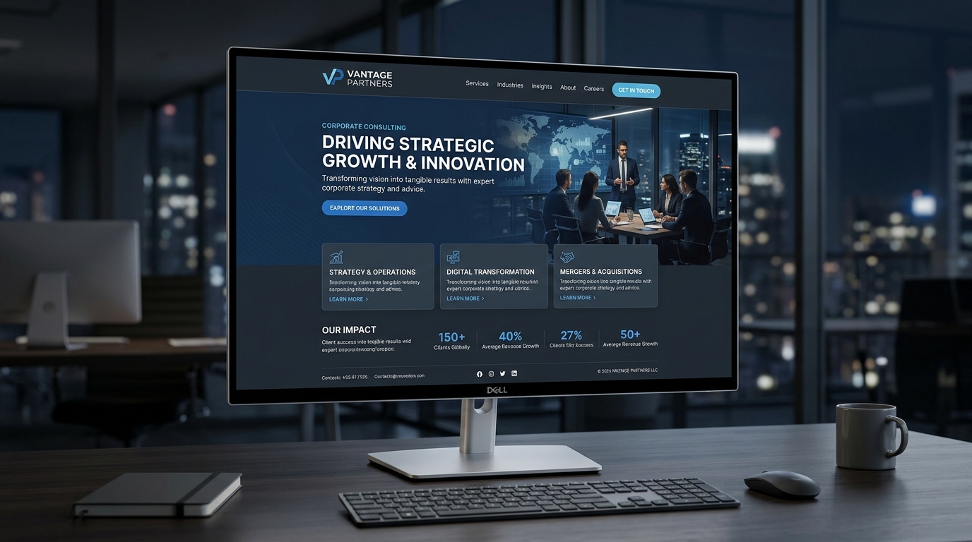 Sitio Corporativo Consultora